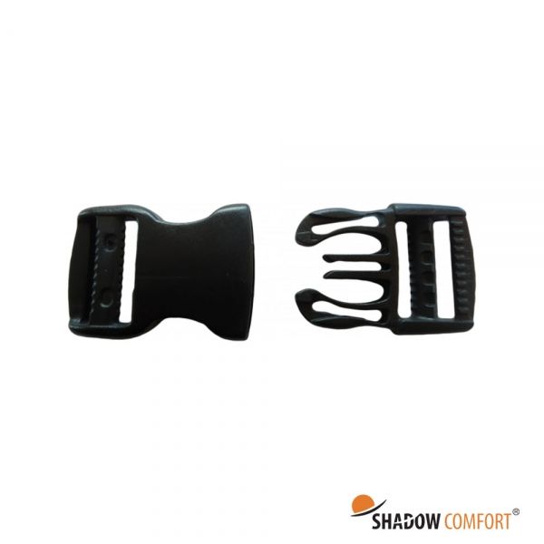 Steekgesp 25 mm male & female - Shadow Comfort