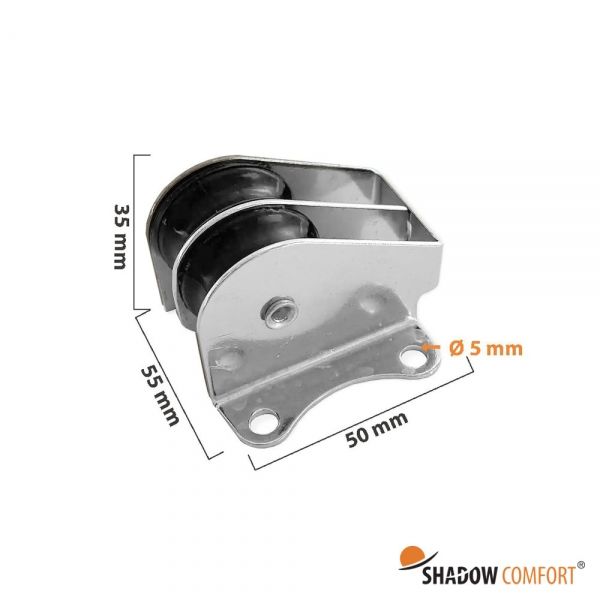 Katrol 3 AISI 316 afmetingen - Shadow Comfort